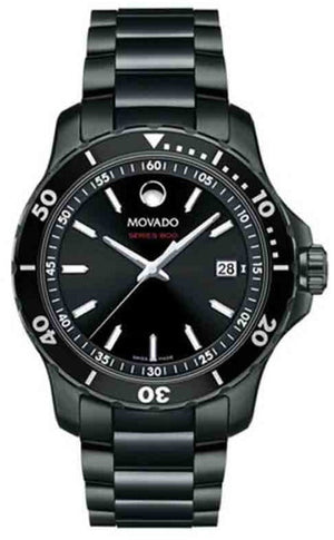  Shop Authentic Movado Series 800 Black Dial Black Steel Strap Watch For Men - 2600143 - Luxxuri