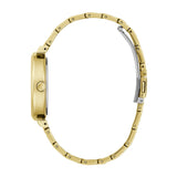  Shop Authentic Guess Rumour Quartz Gold Dial Gold Steel Strap Watch For Women - GW0613L2 - Luxxuri