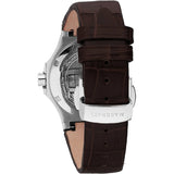  Shop Authentic Maserati Potenza Silver Dial Brown Leather Strap Watch For Women - R8851108506 - Luxxuri