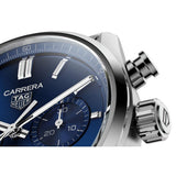  Shop Authentic Tag Heuer Carrera Chronograph Blue Dial Silver Steel Strap Watch for Men - CBN2011.BA0642 - Luxxuri
