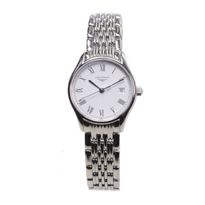  Shop Authentic Longines Lyre White Dial Silver Stainless Steel Watch for Women - L4.259.4.11.6 - Luxxuri