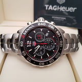  Shop Authentic Tag Heuer Senna Chronograph Special Edition Black Dial Silver Steel Strap Watch for Men - CAZ1015.BA0883 - Luxxuri