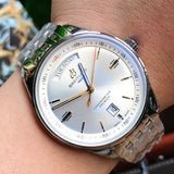  Shop Authentic Breitling Premier Automatic Day & Date 40mm Stainless Steel Mens Watch - A45340211G1A1 - Luxxuri