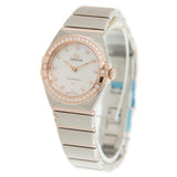  Shop Authentic Omega Constellation Quartz Diamonds Mother of Pearl Dial Two Tone Steel Strap Watch for Women - 131.25.25.60.55.001 - Luxxuri