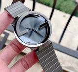  Shop Authentic Gucci G Interlocking Quartz Grey Dial Grey Steel Strap Watch For Men - YA133210 - Luxxuri