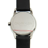  Shop Authentic Calvin Klein Minimal Black Dial Black Leather Strap Watch for Women - K3M231CS - Luxxuri