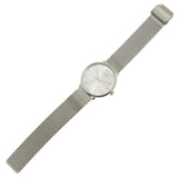  Shop Authentic Calvin Klein White Dial Silver Mesh Bracelet Watch for Women - K8M21126 - Luxxuri