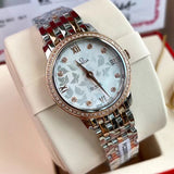  Shop Authentic Omega De Ville Prestige Quartz Diamonds Silver Dial Two Tone Steel Strap Watch for Women - 424.25.27.60.52.001 - Luxxuri