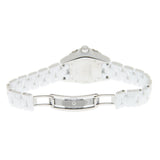  Shop Authentic Chanel J12 Diamonds Quartz Ceramic White Dial White Steel Strap Watch for Women - J12 H2422 - Luxxuri
