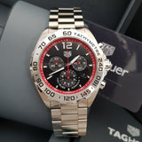  Shop Authentic Tag Heuer Formula 1 Chronograph Black Dial Silver Steel Strap Watch for Men - CAZ101Y.BA0842 - Luxxuri