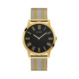  Shop Authentic Guess Richmond Quartz Black Dial Two Tone Mesh Bracelet Watch For Women - W1179G2 - Luxxuri
