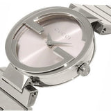  Shop Authentic Gucci G Interlocking Silver Dial Silver Steel Strap Watch For Women - YA133503 - Luxxuri