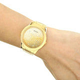  Shop Authentic Guess Crush Gold Dial Gold Steel Strap Watch For Women - GW0020L2 - Luxxuri