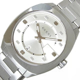  Shop Authentic Gucci GG2570 Silver Dial Silver Steel Strap Watch For Men - YA142308 - Luxxuri