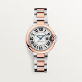  Shop Authentic Cartier Ballon Bleu de Cartier Silver Dial Two Tone Steel Strap Watch for Women - W2BB0032 - Luxxuri