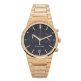  Shop Authentic Salvatore Ferragamo Sapphire Chrono Black Dial Gold Steel Strap Watch for Men - SFME01323 - Luxxuri