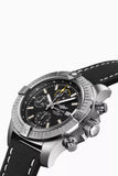  Shop Authentic Breitling Avenger Chronograph 45mm Black Dial Black Leather Strap Watch for Men - A13317101B1X1 - Luxxuri