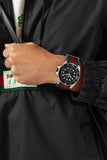  Shop Authentic Gucci Dive Black Dial Red & Green Nylon Strap Watch For Men - YA136209 - Luxxuri