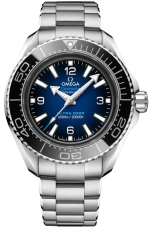 Shop Authentic Omega Seamaster Planet Ocean 6000M Co Axial Master Chronometer Blue Dial Silver Steel Strap Watch for Men - 21530462103001 - Luxxuri