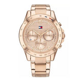  Shop Authentic Tommy Hilfiger Haven Chronograph Rose Gold Dial Rose Gold Steel Strap Watch For Women - 1782197 - Luxxuri