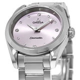  Shop Authentic Omega Seamaster Aqua Terra Quartz Purple Dial Silver Steel Strap Watch for Women - 220.10.28.60.60.001 - Luxxuri