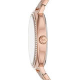  Shop Authentic Michael Kors Nia Quartz Rose Gold Dial Rose Gold Steel Strap Watch For Women - MK3990 - Luxxuri