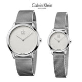  Shop Authentic Calvin Klein Minimal White Dial Silver Mesh Bracelet Watch for Women - K3M2212Y - Luxxuri