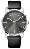  Shop Authentic Calvin Klein City Black Dial Black Leather Strap Watch for Men - K2G21107 - Luxxuri