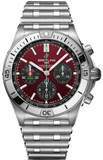  Shop Authentic Breitling Chronomat B01 42 Six Nations Wales Red Dial Silver Steel Strap Watch for Men - AB0134A61K1A1 - Luxxuri
