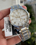  Shop Authentic Hugo Boss Areoliner Chronograph White Dial Two Tone Steel Strap Watch for Men - 1513236 - Luxxuri