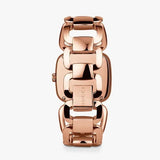  Shop Authentic Gucci G Gucci Diamonds Black Dial Rose Gold Steel Strap Watch For Women - YA125409 - Luxxuri