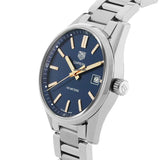  Shop Authentic Tag Heuer Carrera Quartz Blue Dial Silver Steel Strap Watch for Women - WAR1112.BA0601 - Luxxuri