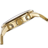  Shop Authentic Guess Sunrise Chronograph Gold Dial Gold Steel Strap Watch For Women - W0330L1 - Luxxuri