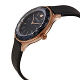  Shop Authentic Swarovski Octea Nova Grey Dial Grey Leather Strap Watch for Women - 5295358 - Luxxuri