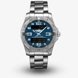  Shop Authentic Breitling Aerospace Evo Blue Dial Silver Steel Strap Watch for Men - E79363101C1E1 - Luxxuri