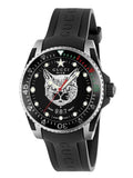  Shop Authentic Gucci Dive Feline Black Dial Black Rubber Strap Watch For Men - YA136323 - Luxxuri