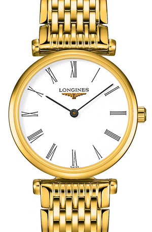  Shop Authentic Longines La Grande Classique De Longines White Dial Gold Steel Strap Watch for Women - L4.209.2.11.8 - Luxxuri