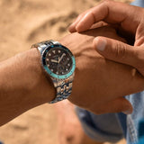  Shop Authentic Fossil FB-01 Chronograph Black Dial Silver Steel Strap Watch for Men - FS5827 - Luxxuri