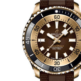 Shop Authentic Breitling Superocean Automatic 44 Brown Dial Brown Rubber Strap Watch for Men - N17376201Q1S1 - Luxxuri