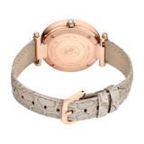  Shop Authentic Swarovski Crystalline Wonder Silver Dial Beige Leather Strap Watch for Women - 5656899 - Luxxuri