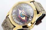  Shop Authentic Gucci G Timeless Eye Beige Dial Beige Leather Strap Watch For Men - YA1264022 - Luxxuri