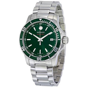  Shop Authentic Movado Series 800 Green Dial Silver Steel Strap Watch For Men - 2600136 - Luxxuri