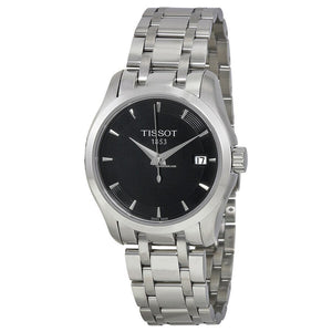  Shop Authentic Tissot T Trend Couturier Lady Black Dial Silver Steel Strap Watch For Women - T035.210.11.051.00 - Luxxuri