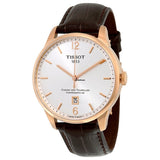  Shop Authentic Tissot Chemin Des Tourelles Powermatic 80 Silver Dial Brown Leather Strap Watch For Men - T099.407.36.037.00 - Luxxuri