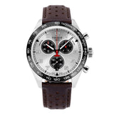  Shop Authentic Tissot T Sport PRS 516 Chronograph Silver Dial Brown Leather Strap Watch for Men - T131.617.16.032.00 - Luxxuri