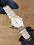  Shop Authentic Omega Constellation Manhattan Mother of Pearl Dial Two Tone Steel Strap Watch for Women - 131.20.28.60.55.002 - Luxxuri