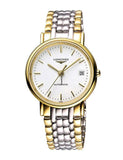  Shop Authentic Longines Presence 38.5mm Automatic White Dial Two Tone Steel Strap Watch for Men - L4.921.2.12.7 - Luxxuri