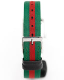  Shop Authentic Gucci G-Frame Mother of Pearl Dial Two Tone Nylon Strap Watch For Women - YA147404 - Luxxuri