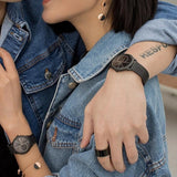  Shop Authentic Calvin Klein Minimal Black Dial Black Mesh Bracelet Watch for Men - K3M5145X - Luxxuri