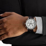  Shop Authentic Tissot T Sport Chrono XL Classic Silver Dial Brown Leather Strap Watch For Men - T116.617.16.037.00 - Luxxuri